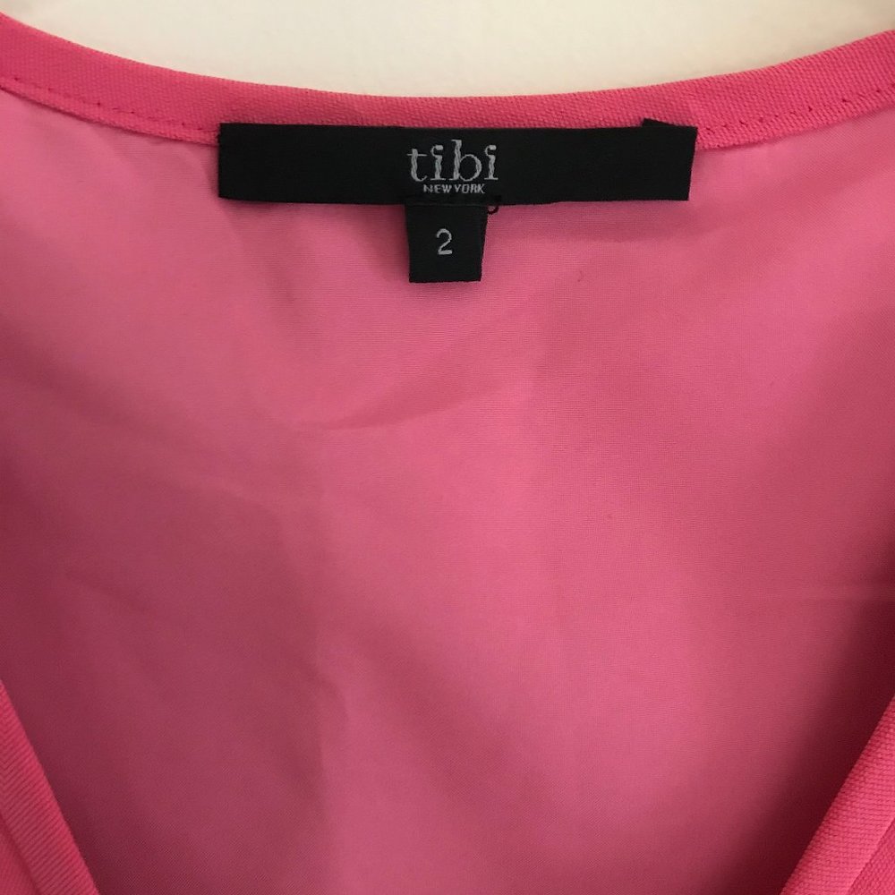 Tibi V Neck Shift Dress 2 - Picture 4 of 8